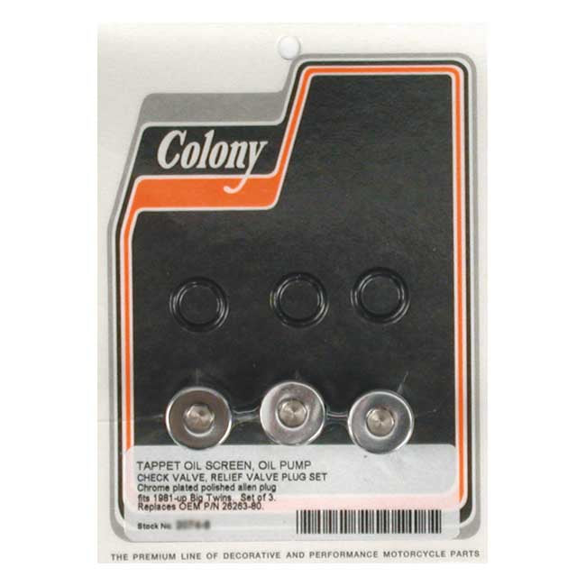 Oil Pump & Crankcase Plug Set For 81-99 B.T.