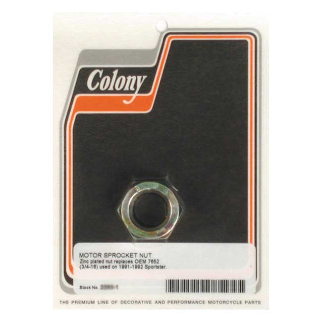 Motor Sprocket Nut For 91-92 XL Sportster (NU)