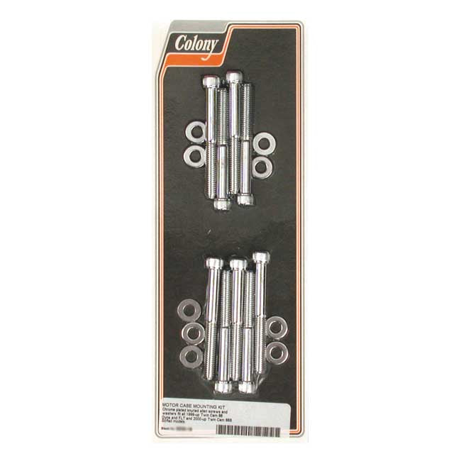 Crankcase Bolt Kit For 99-17 TCA/B Chrome