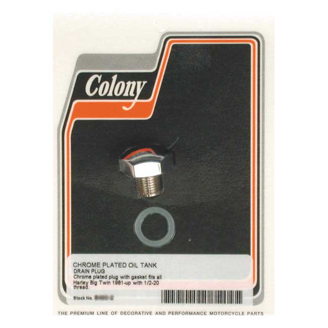 Domed Hex Drain Plug For Oil tank 41-84 FL