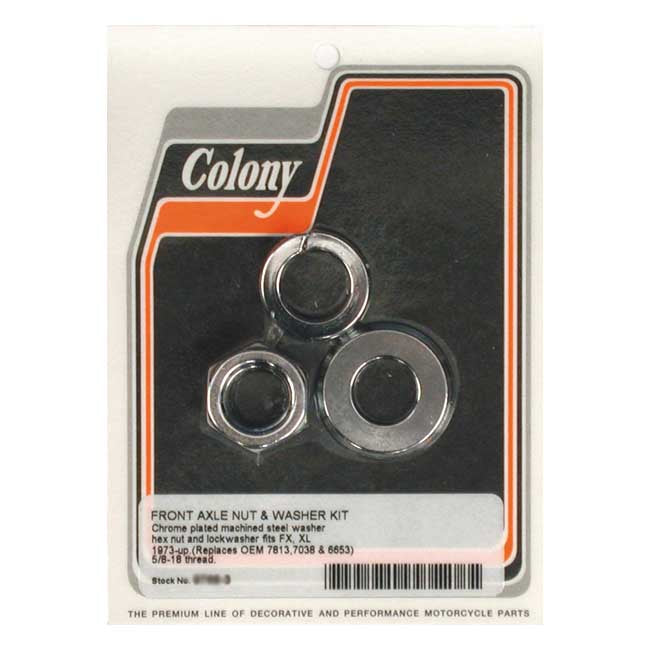 Axle Nut & Washer Kit For 73-UP FX