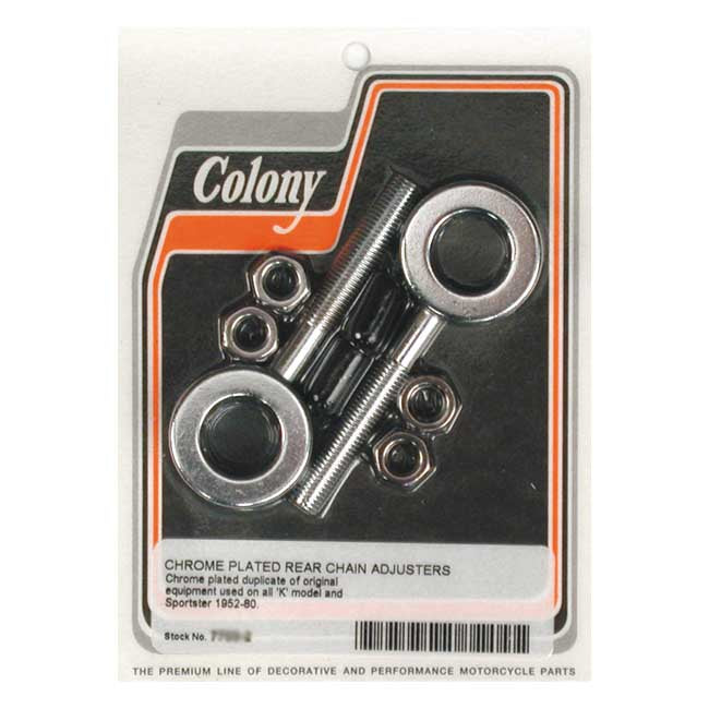 Oem Style Axle Adjusters For 54-78 XL Zinc
