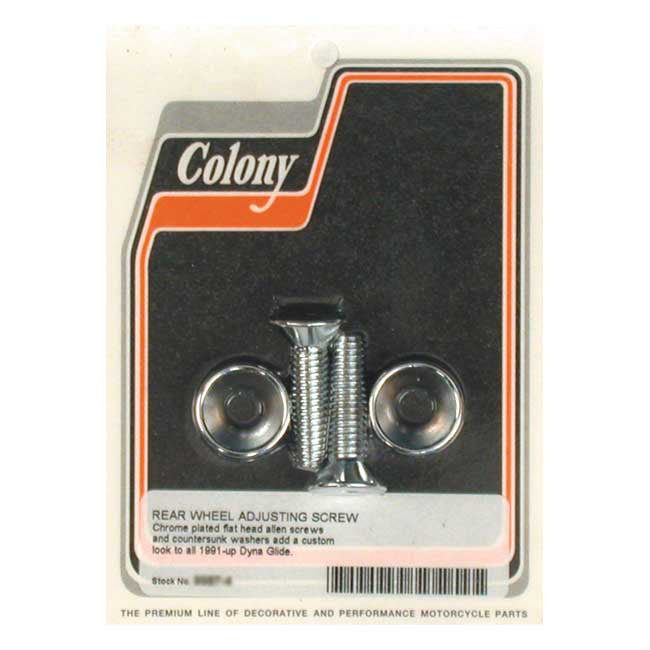 Axle Adjuster Hardware For 93-05 DYNA
