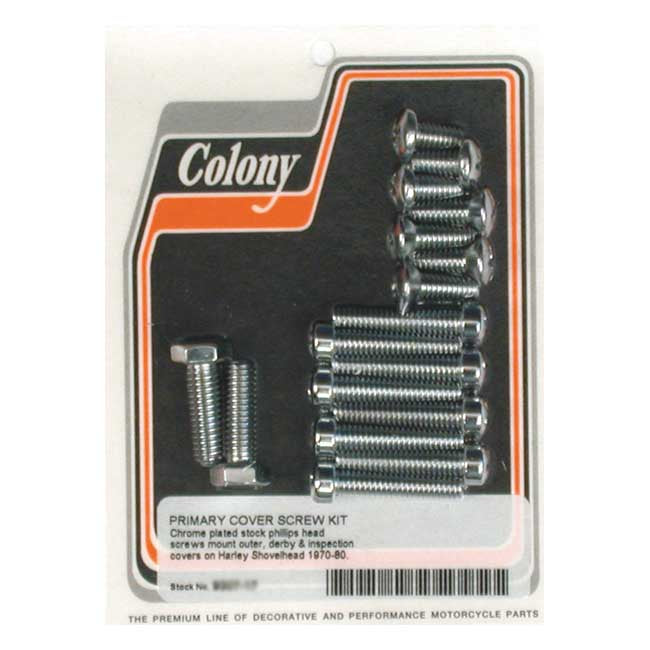 Primary Mount Kit Allen Head Chrome For 71-76 XL