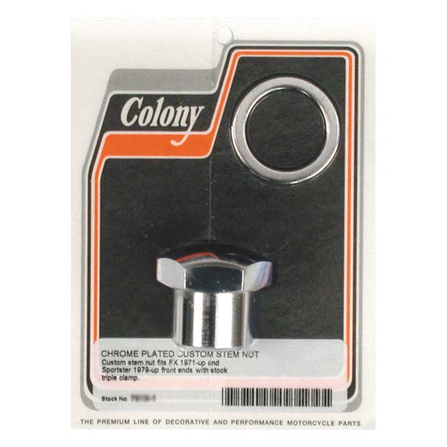 Fork Stem Nut & Washer For 78-87 XL