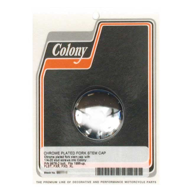 Fork Stem Bolt Cover FXR/FXD/XL Chrome For 88-94 FXR