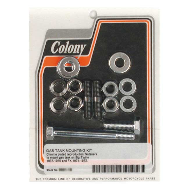 37-75 Gastank Mount Kit For 37-75 B.T. Chrome