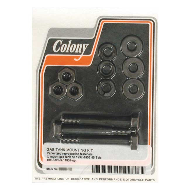 Oil Tank Mount Kit Black Parkerized For 37-52 All 45 Inch Solo & 37-73 45 Inch Servi-Car