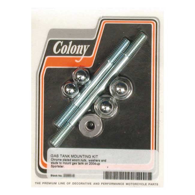 Gas Tank Mount Kit Acorn For 04-22 XL Sportster