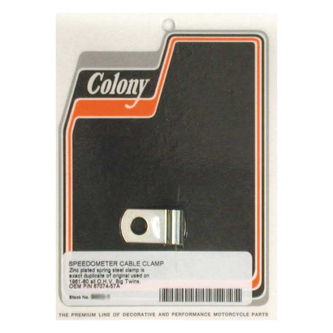 Speedo Cable Clamp Zinc Plated