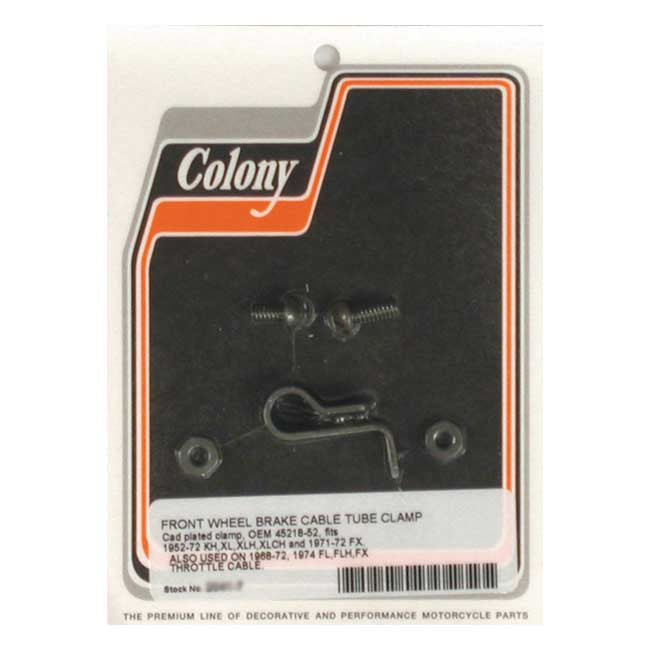 Brake & Throttle Cable Clamp For BRAKE 71-72 B.T.