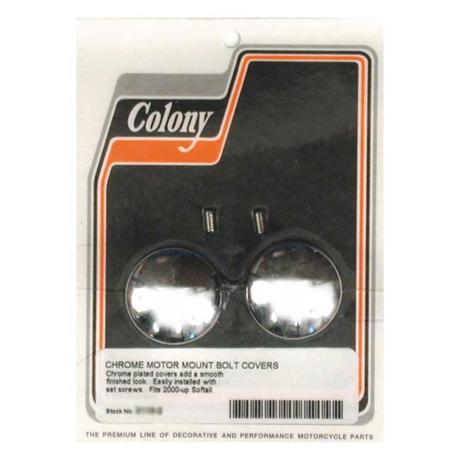 Motor Mount Bolt Covers For 00-17 Softail