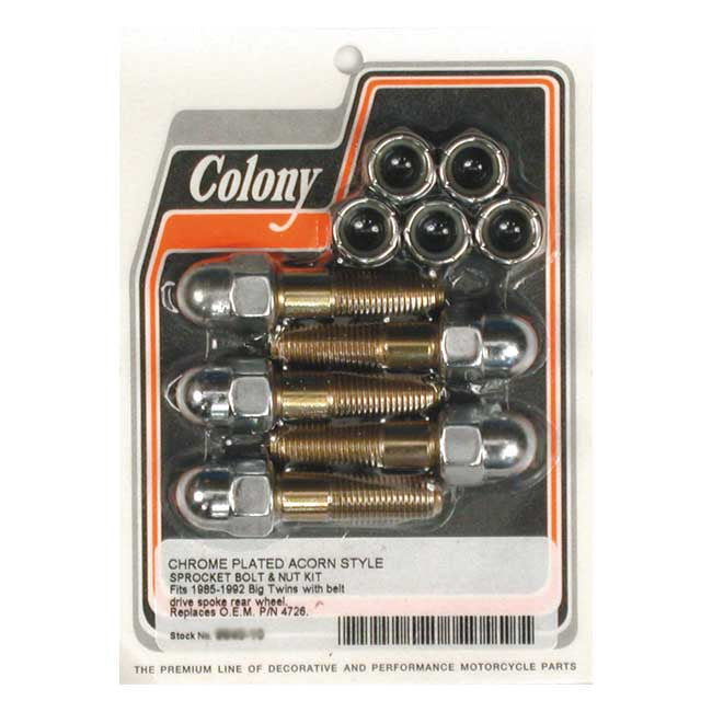 Sprocket Bolt & Nut Kit For 85-92 B.T. 12 Point