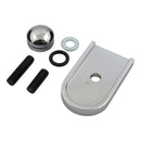 Seat Thumb Screw Kit 1/4-28 With Alu Tab Cover For Most 73-95 H-D Models NU