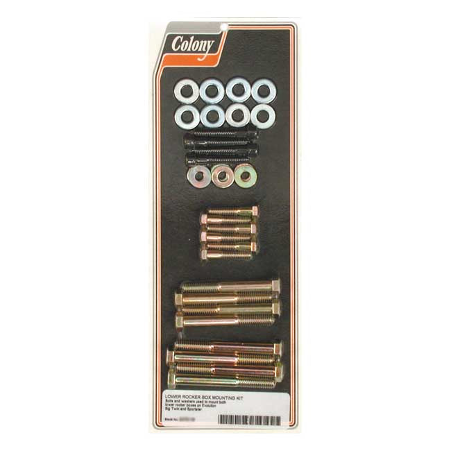 Evo Lower Rocker Box Mount Kit Zinc For 84-99 Evo B.T.