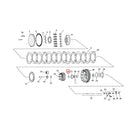 Spacer Clutch Hub Bearing Race For 54-66 KH