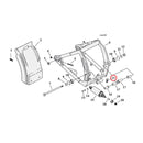 Speed Nut For 00-07 Softail For MCS 921336 splash guard screw