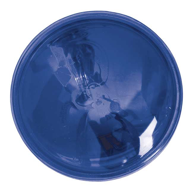 4-1/2 Inch 30W 12V Sealed Beam Unit Clear Blue Lens