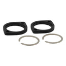 Exhaust Flange And Retainer Kit Black For 84-22 B.T.