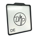 Dmp License Plate Frame With Light 5.0 De Matt Black For Univ.