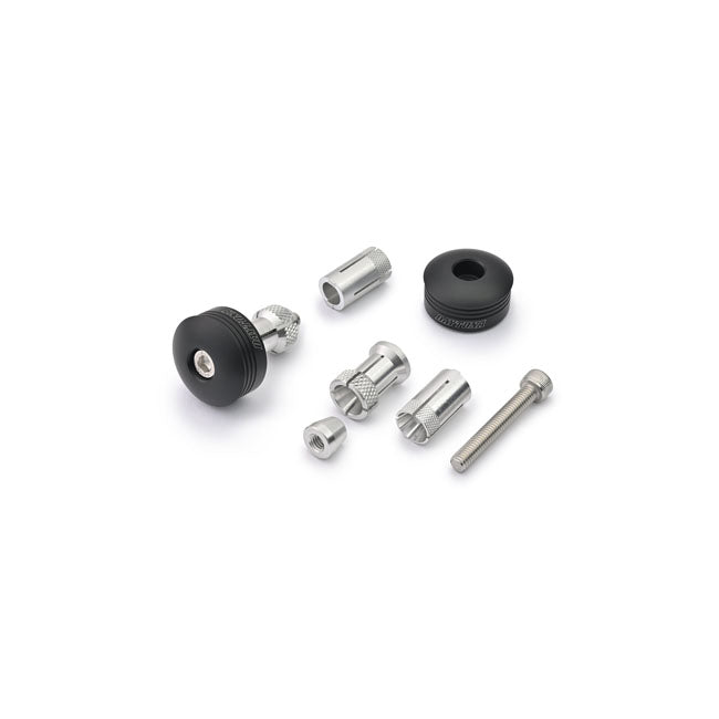 Bar End Mirror Adaptor Set Black