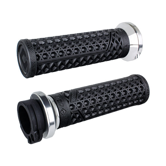 V-Twin Lock-On Grips Vans Signature Cable Silver