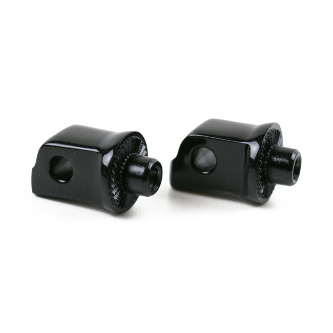 Splined Passenger Peg Adapter Black