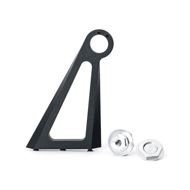 License Plate Bracket Black For 08-17 Softail CNC