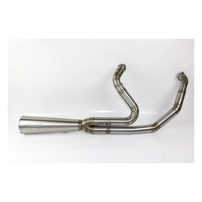 Next Level 2-1 Exhaust System Clear Stainless For 18-24 Softail