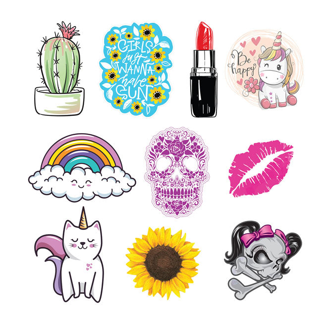 Girly Series 10-Pack Sticker