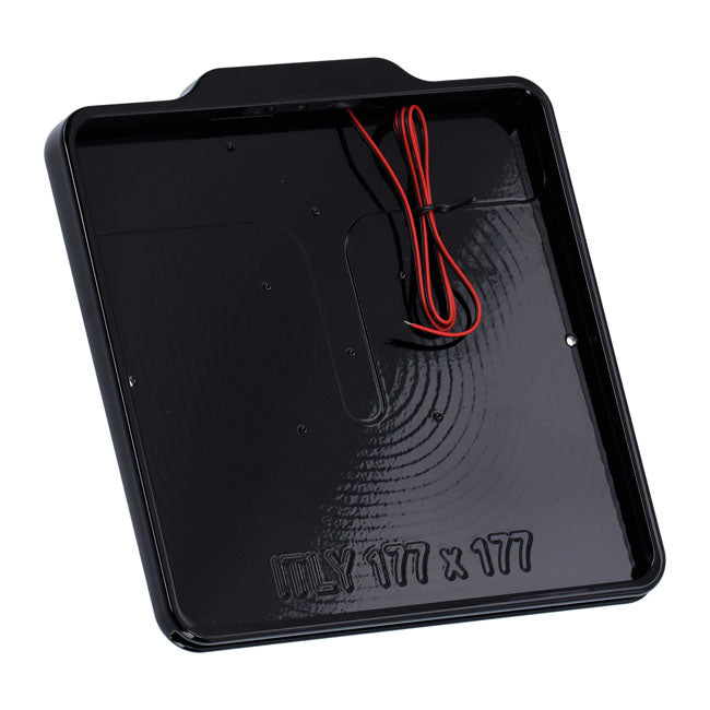License Plate Frame 5.0 Gloss Black Italy