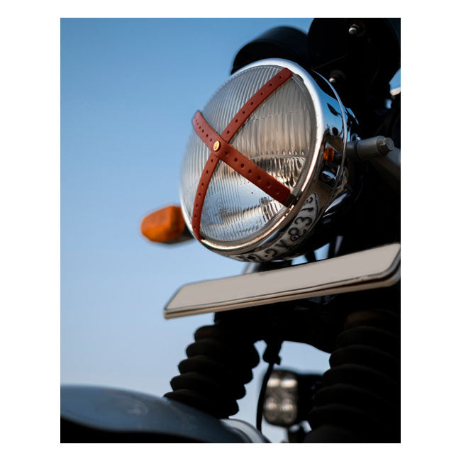 Headlight X Cognac Perforated