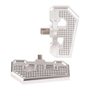 Racing Passenger Floorboards Silver For Passenger: 18-24 Softail