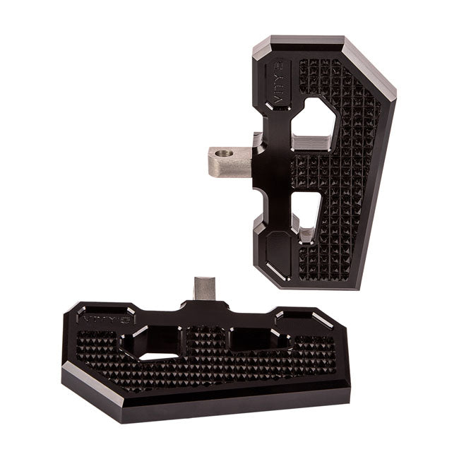 Racing Rider Floorboards Black