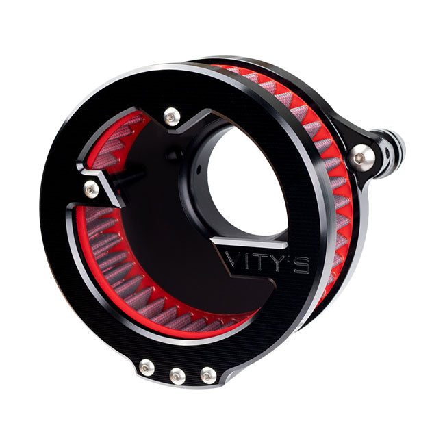 Massive' Air Cleaner Assembly Black For 18-24 Softail