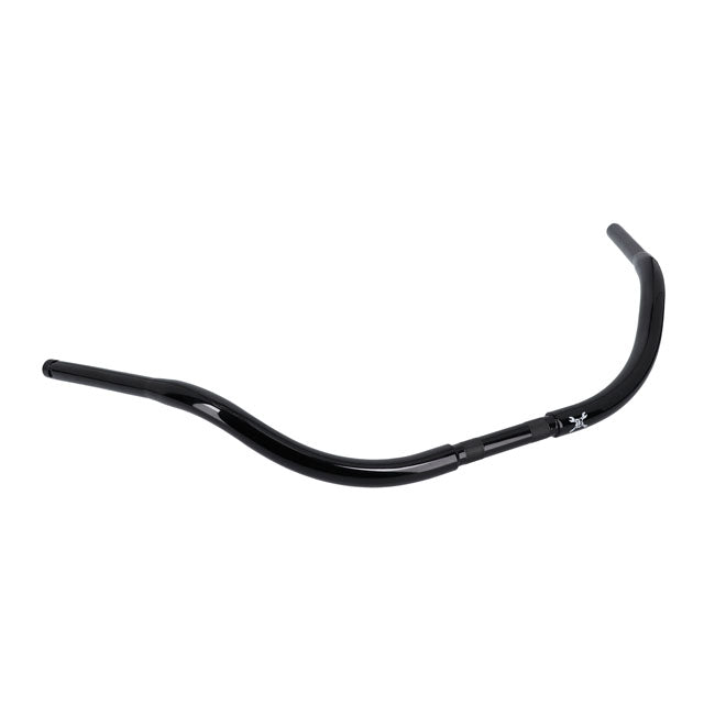 1-1/4 Inch Beach Bar Handlebar Gloss Black For 82-24 H-D Mech 995997