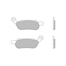 Brake Pad Set Sintered Rear For Rear: 08-17 Softail