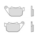 Brake Pad Set Sintered Rear For Rear: 04-13 XL Sportster