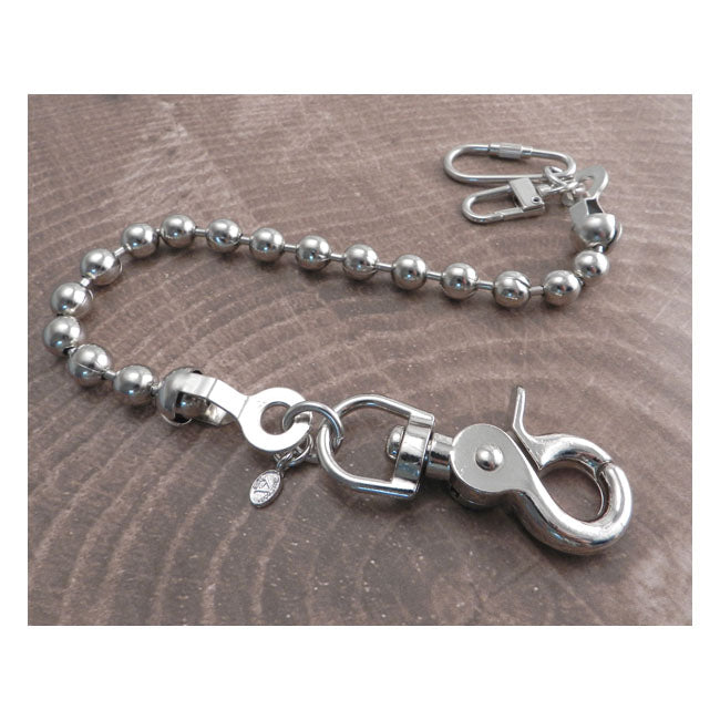 Wallet Chain Ball Chain Key Leash 8 Inch