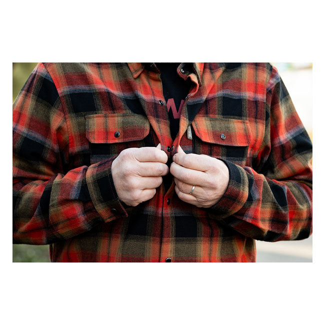 Hi Test Flannel Shirt Rust