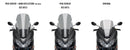 Touring Screen w /  Removable Handguards Clear For Suzuki Burgman 400 2017-Current