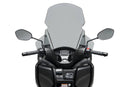 Touring Screen w /  Removable Handguards Light Smoke For Suzuki Burgman 400 2017-Current