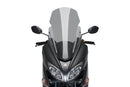 Touring Screen w /  Removable Handguards Light Smoke For Suzuki Burgman 400 2017-Current