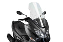Touring Screen w /  Removable Handguards Clear For Suzuki Burgman 400 2017-Current