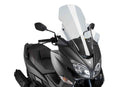 Touring Screen w /  Removable Handguards Clear For Suzuki Burgman 400 2017-Current