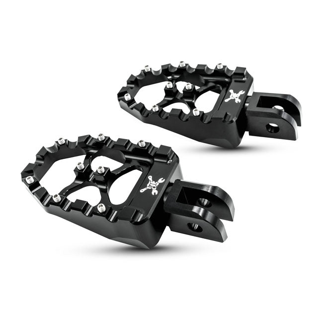 Mx Evolution Foot Pegs Black For 18-24 Softail