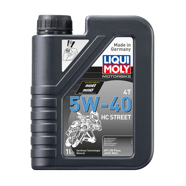 4T 5W-40 Hc Street Motor Oil Synthetic 1 Liter
