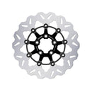 Brake Rotor Wave Floating Black/Contrast 300X5Mm For Rear: 08-24 all FLT