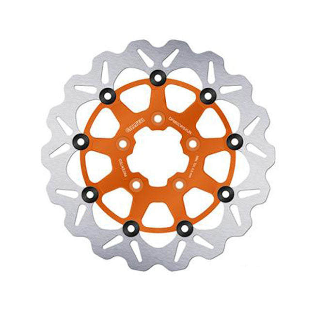 Brake Rotor Wave Floating Orange 330X5 MM