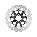 Brake Rotor Wave Floating Black/Bright 292X5Mm For Front: 00-14 Softail